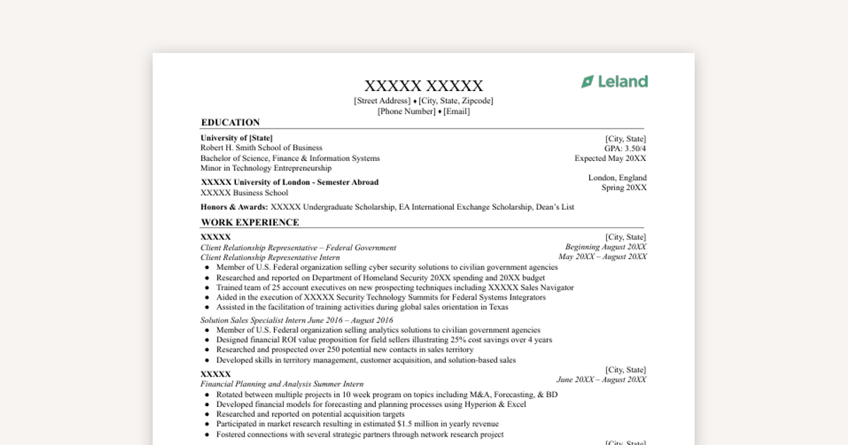 The Resume That Lands MBB Consulting Offers