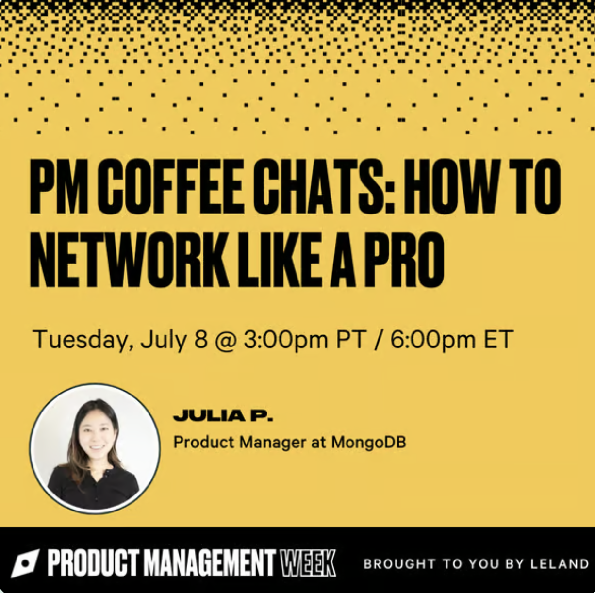 PM Coffee Chats: How to Network Like a Pro