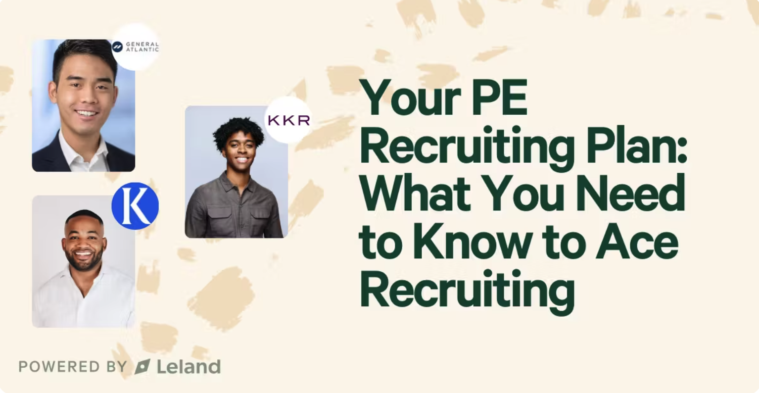 Your PE Recruiting Plan: What You Need to Know to Ace Recruiting
