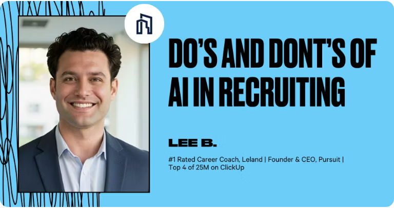 Do’s and Don’ts of AI in Recruiting