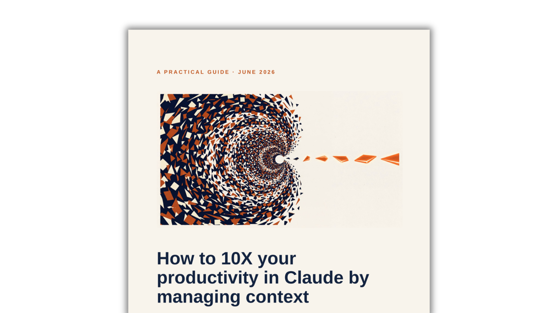 Guide to 10X your productivity in Claude by managing context