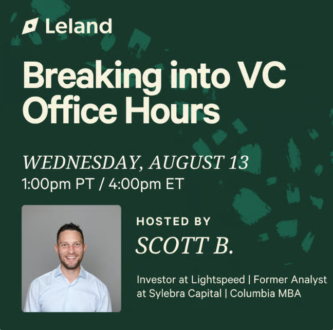Breaking into VC Office Hours