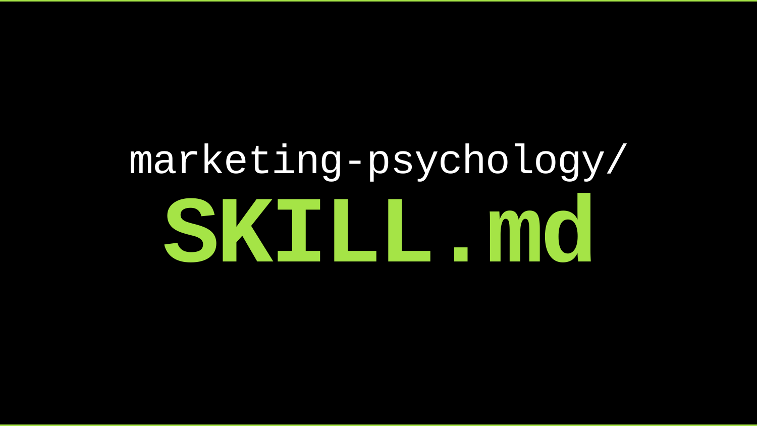 Marketing Psychology Skill