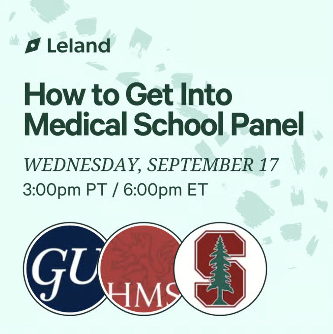 How to Get Into Medical School Panel