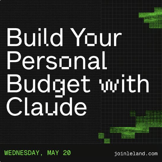 Build Your Personal Budget with Claude