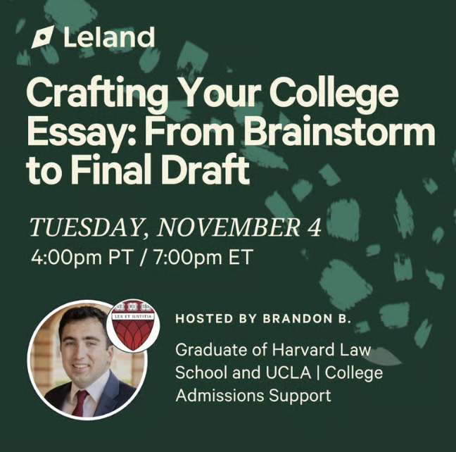 Crafting Your College Essay: From Brainstorm to Final Draft