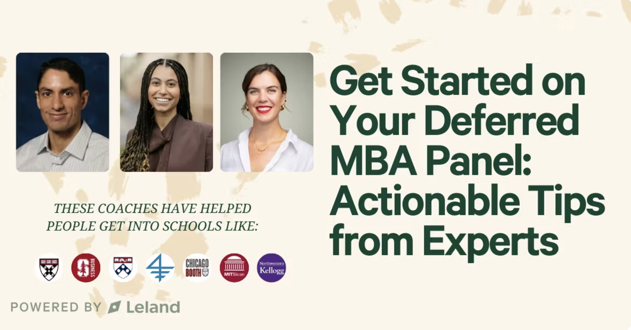 Get Started on Your Deferred MBA Panel: Actionable Tips from Experts
