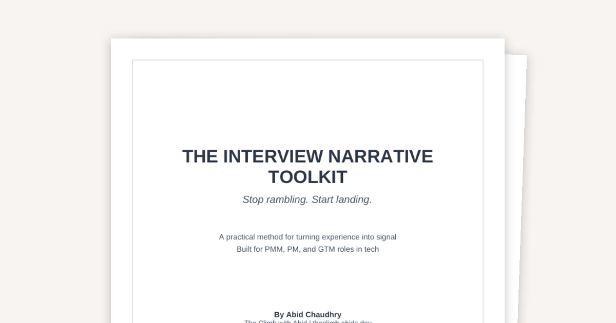 The Interview Narrative Toolkit