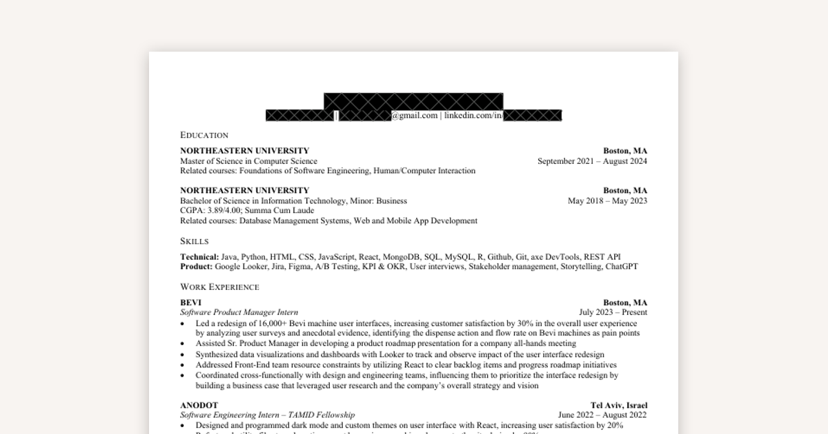Meta RPM Resume: A Masterclass in Product Management
