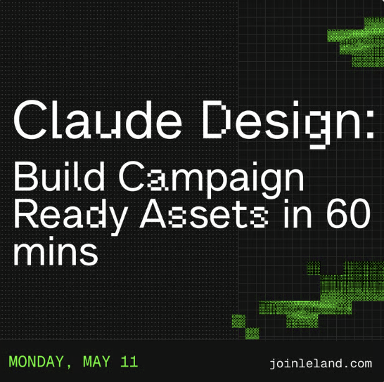 Claude Design: Build Campaign Ready Assets in 60 mins