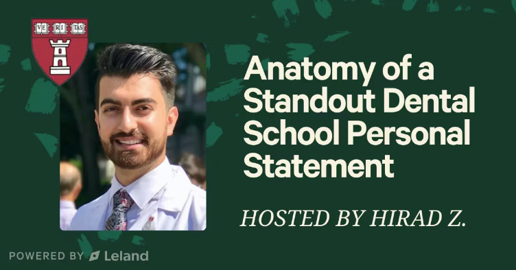 Anatomy of a Standout Dental School Personal Statement