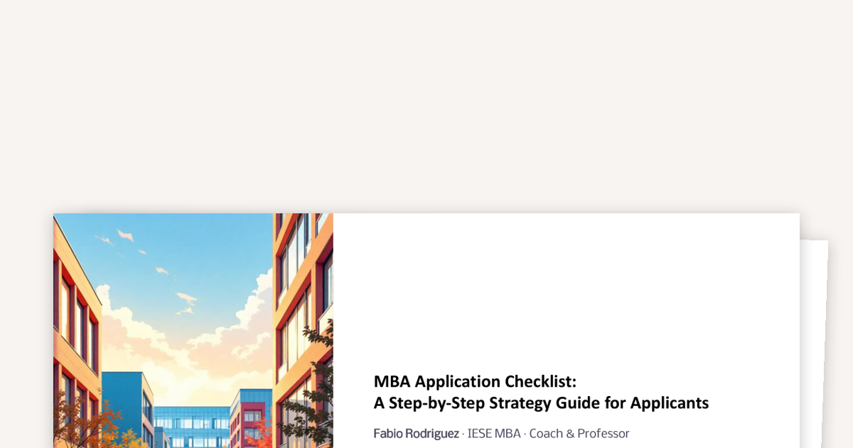 MBA Application Checklist: A Step-by-Step Strategy Guide