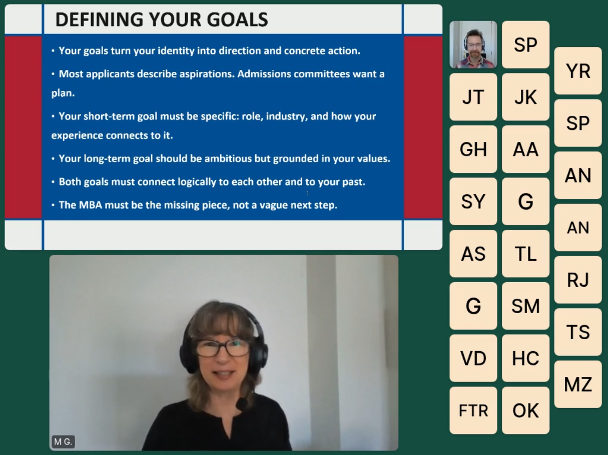 8 Steps to a Complete MBA App: 4) Short & Long-Term Goals & Purpose