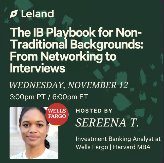 The IB Playbook for Non-Traditional Backgrounds: From Networking to Interviews