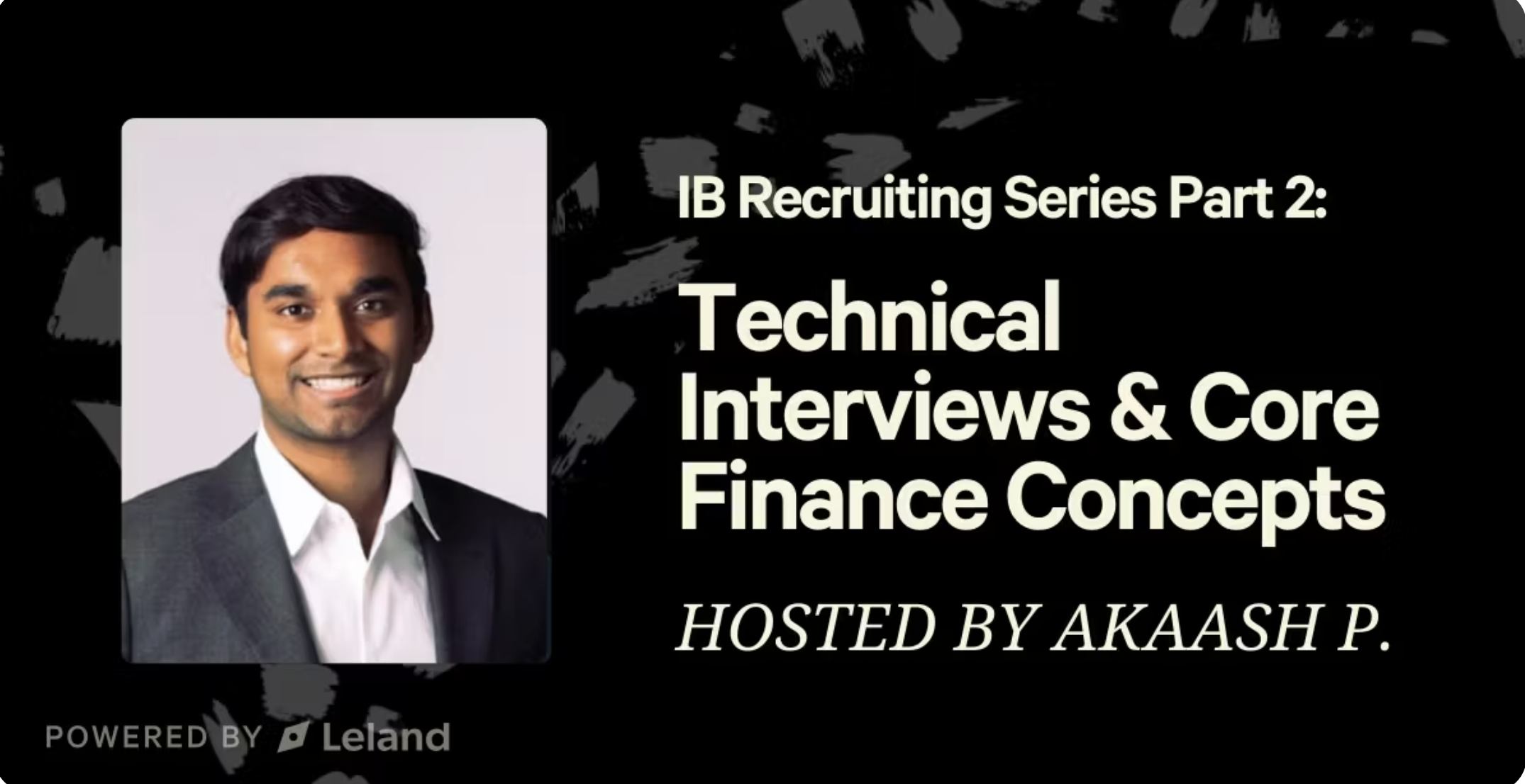 Technical Interviews & Core Finance Concepts