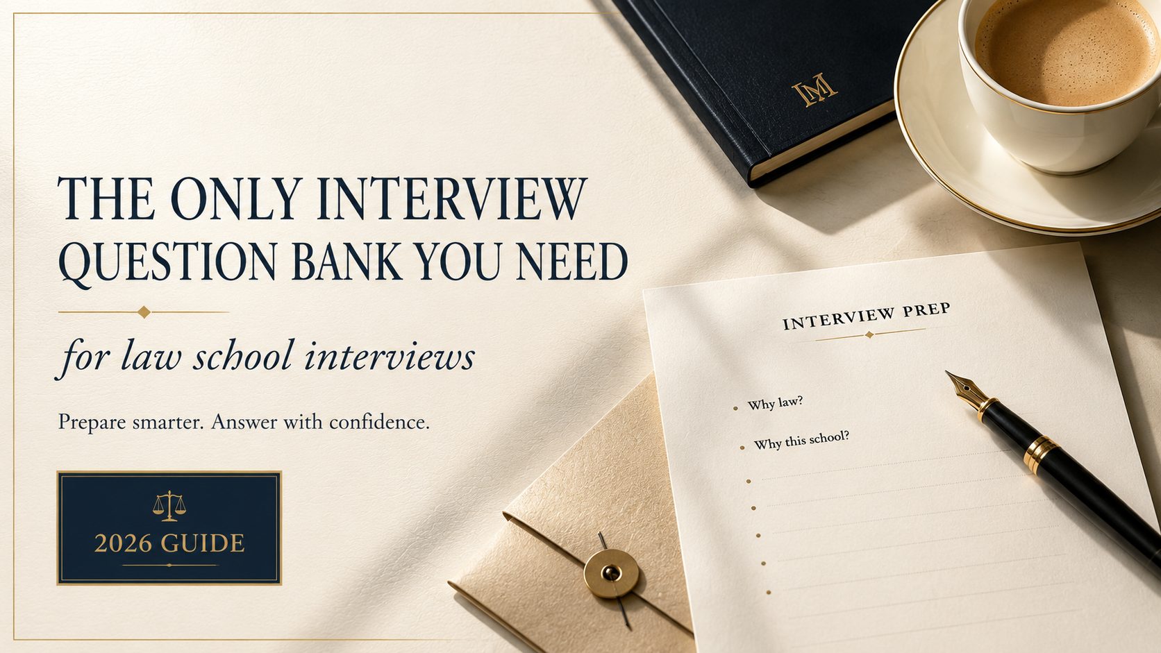 The Only Interview Question Bank You Need for Law School Interviews