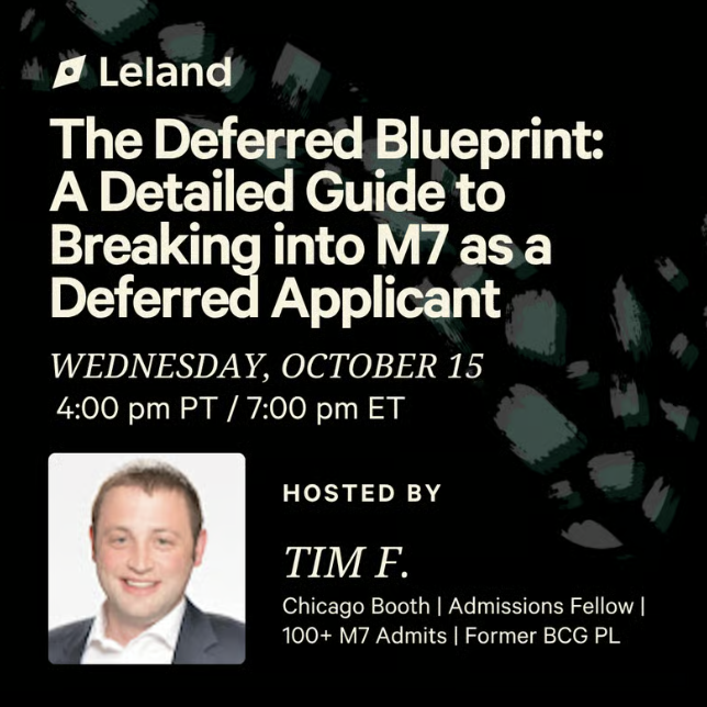 The Deferred Blueprint: A Detailed Guide to Breaking into M7 as a Deferred Applicant