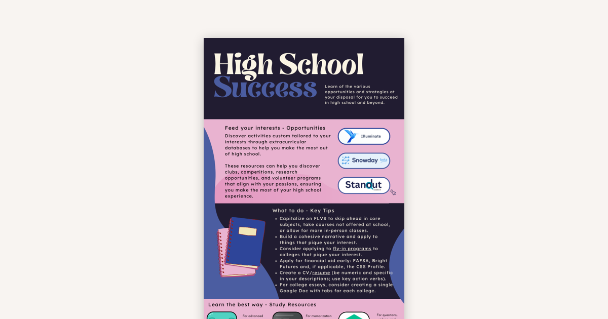 High School Success