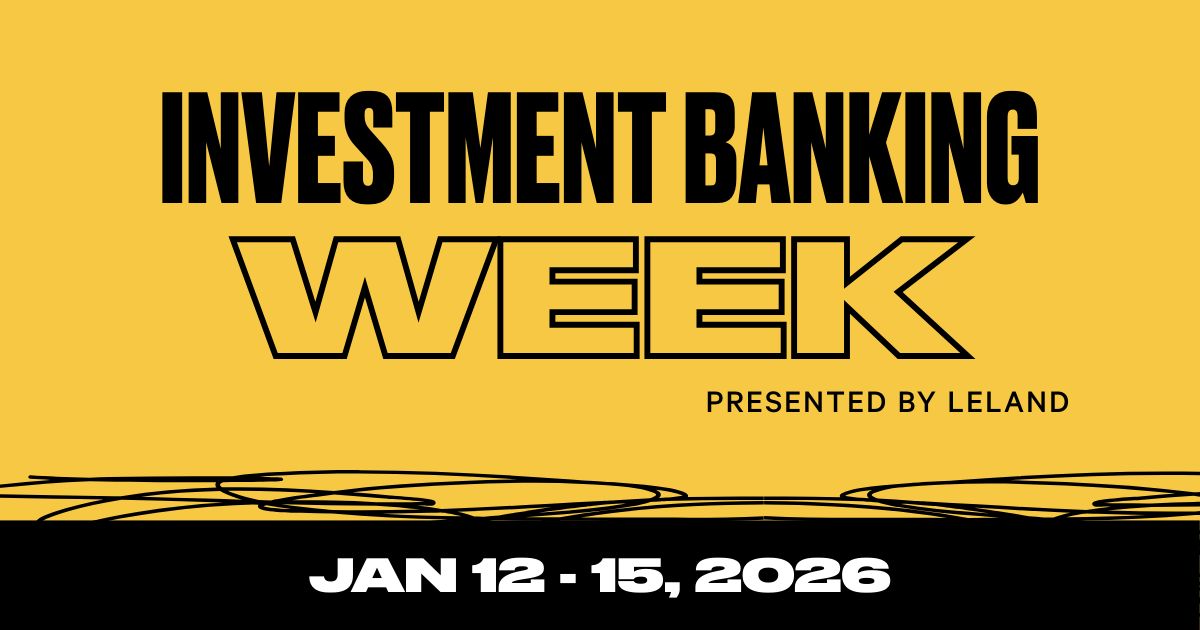 Investment Banking Week 2026