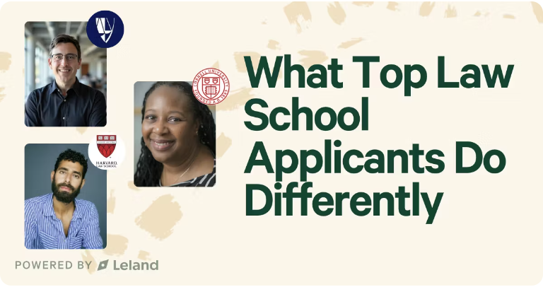 What Top Law School Applicants Do Differently