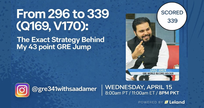 From 296 to 339 (Q169, V170): The Exact Strategy Behind My 43 point GRE Jump
