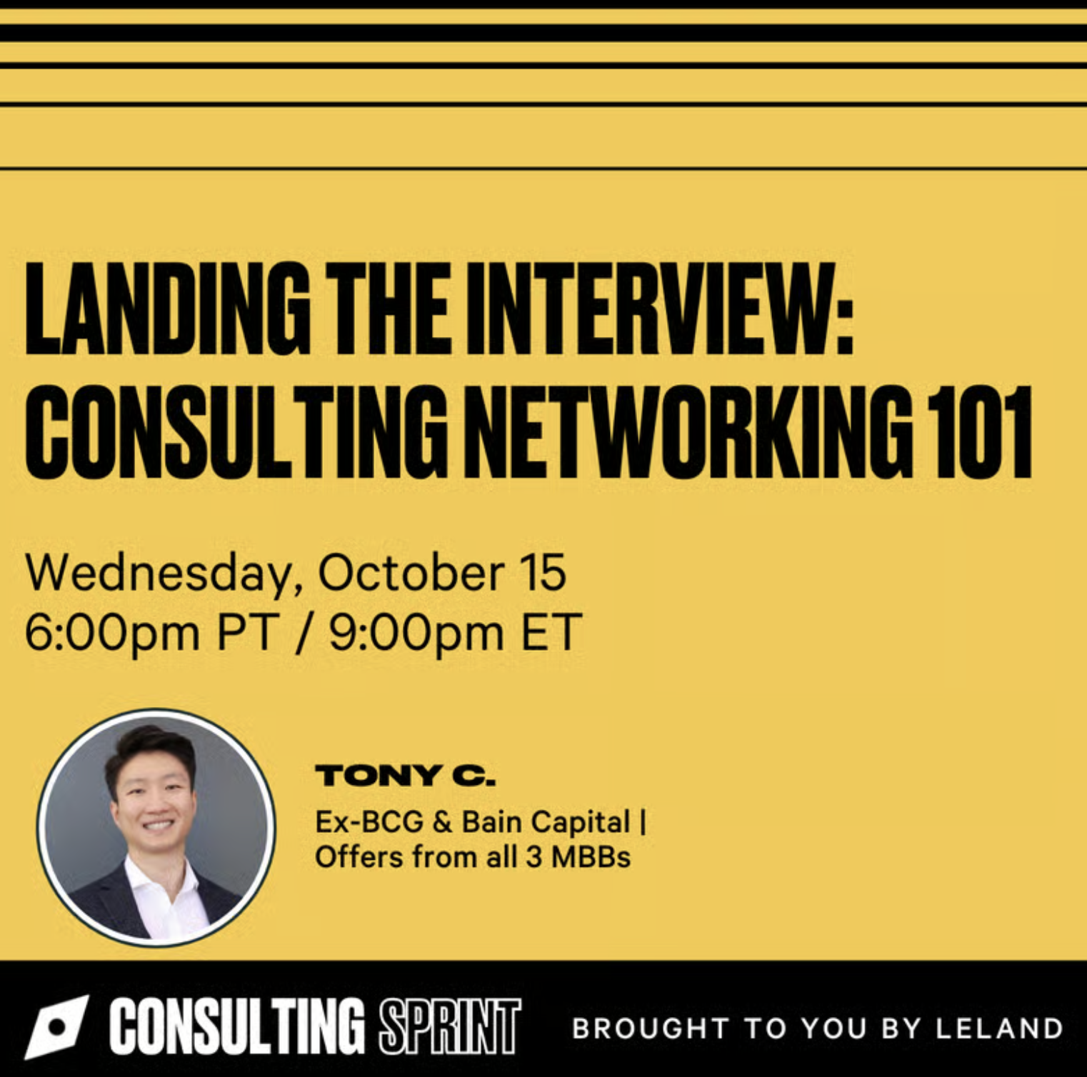 Landing the Interview: Consulting Networking 101