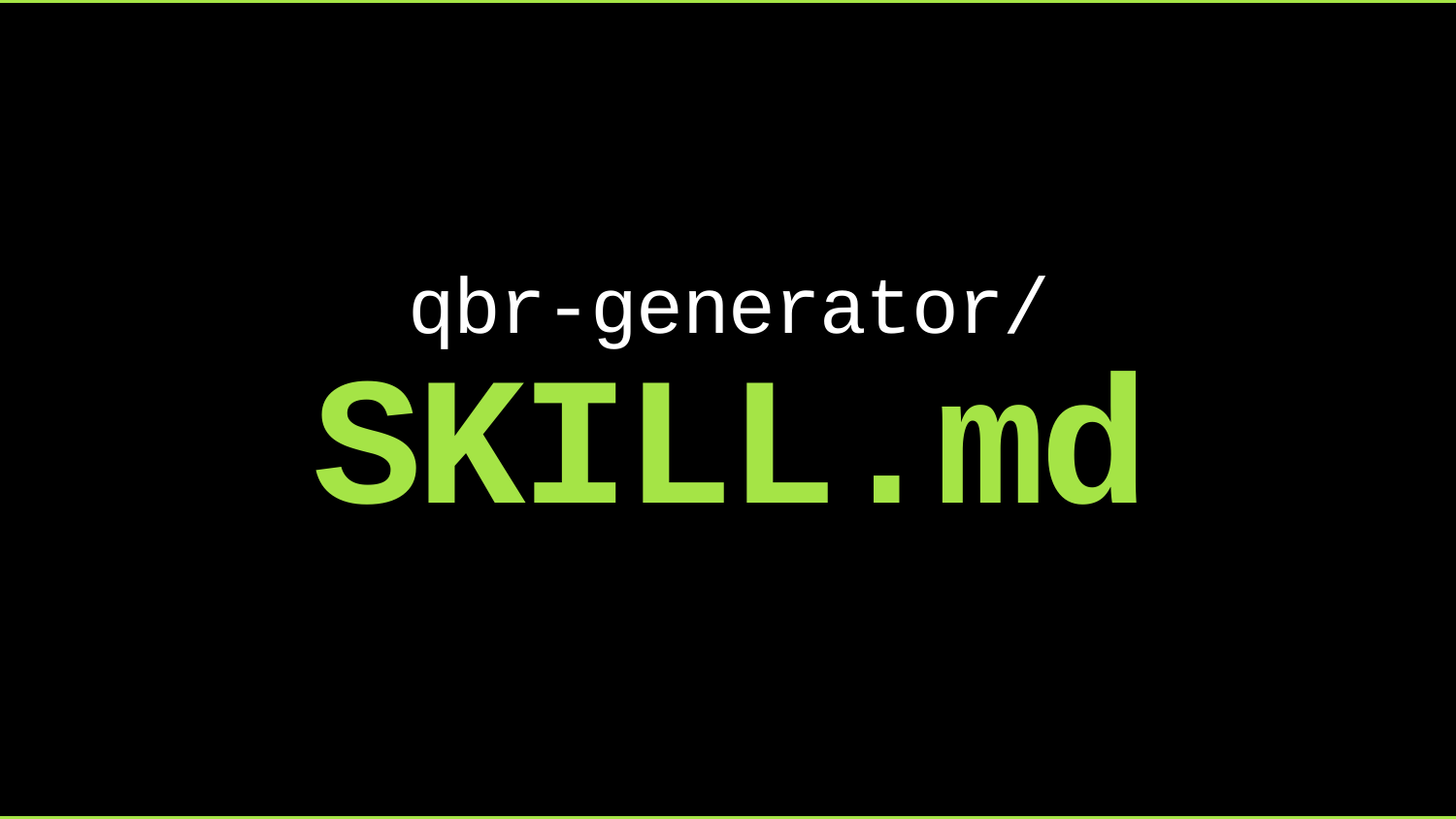 Quarterly Report Generator Skill