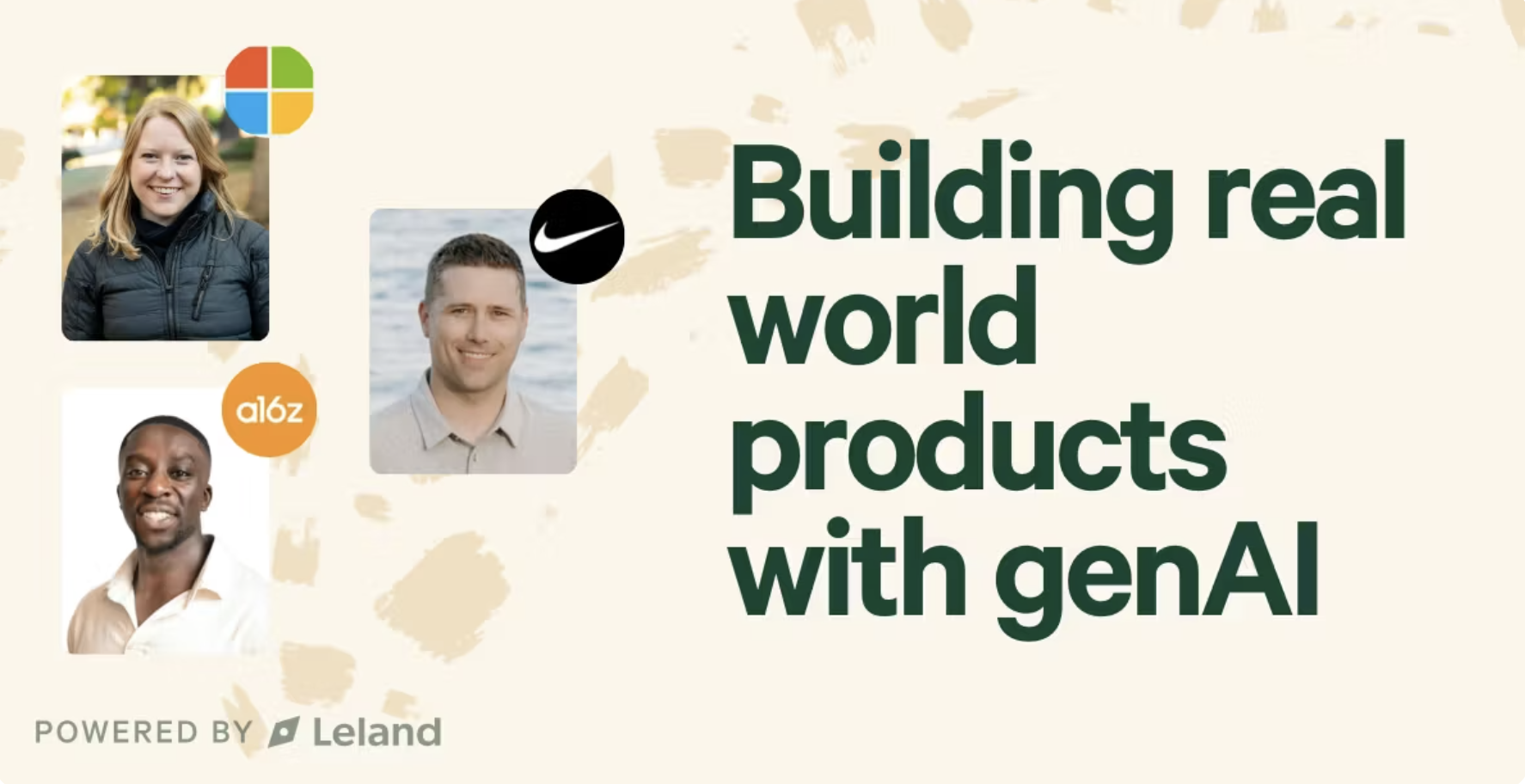 Building real world products with genAI