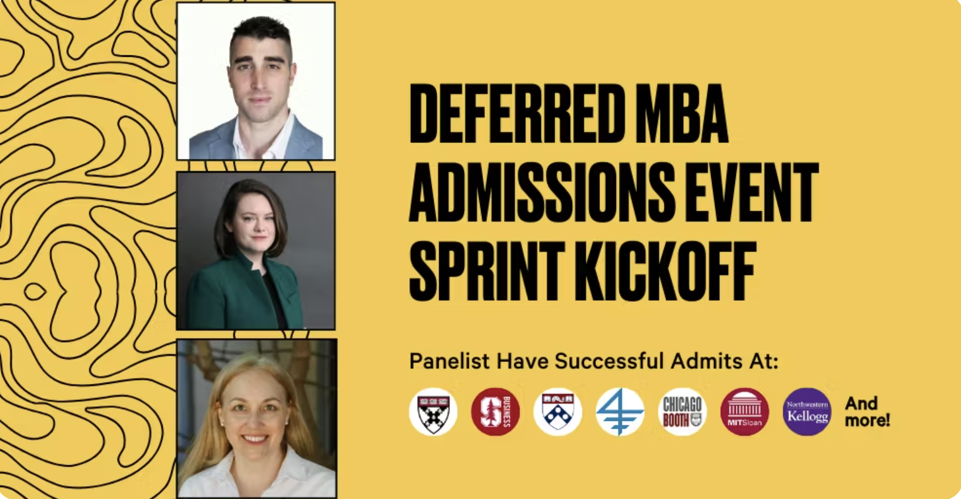 Deferred MBA Admissions Event Sprint Kickoff