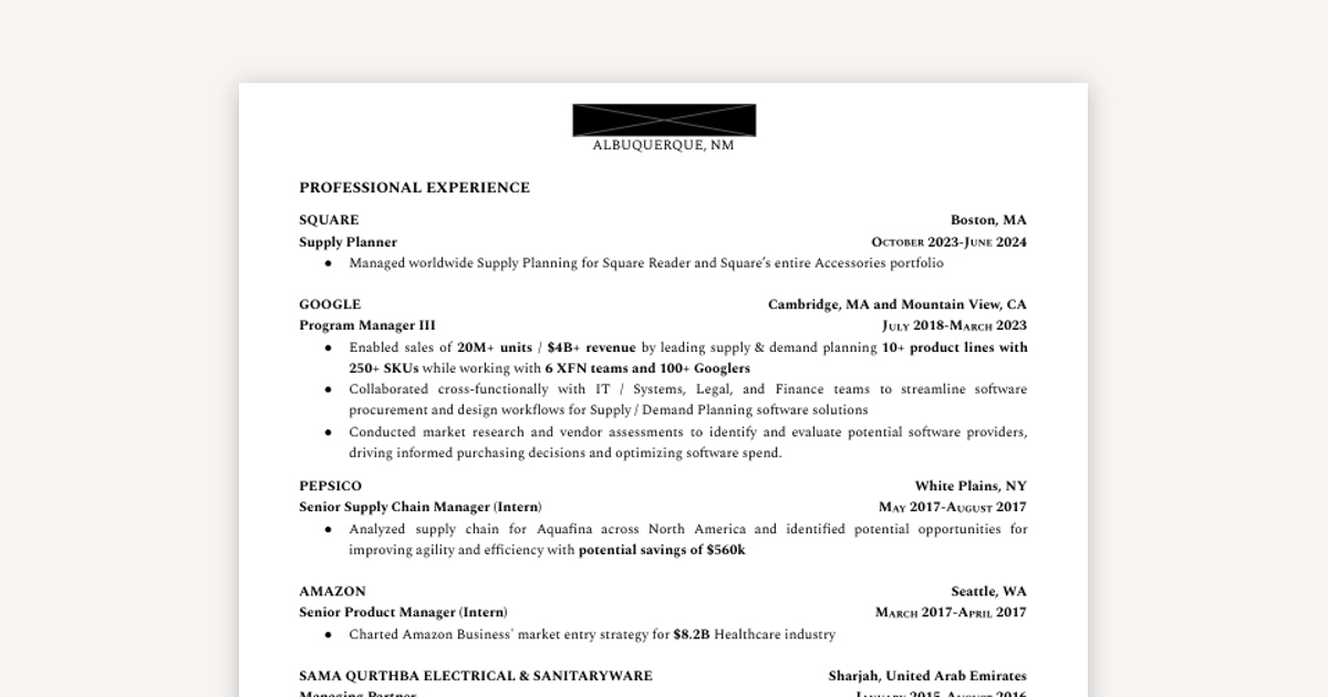 How to Build a Winning Supply Chain Resume