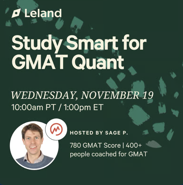 Study Smart for GMAT Quant