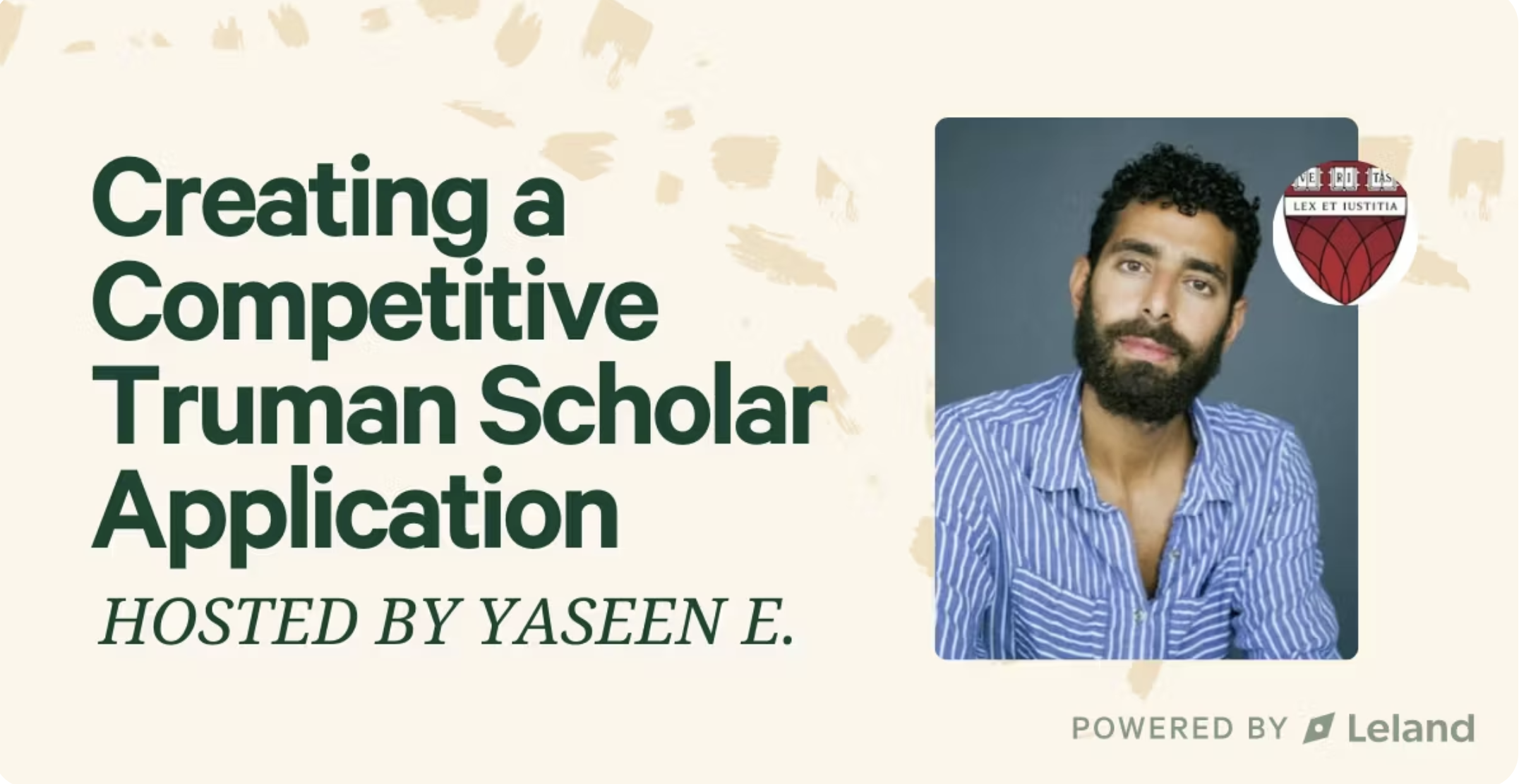 Creating a Competitive Truman Scholar Application