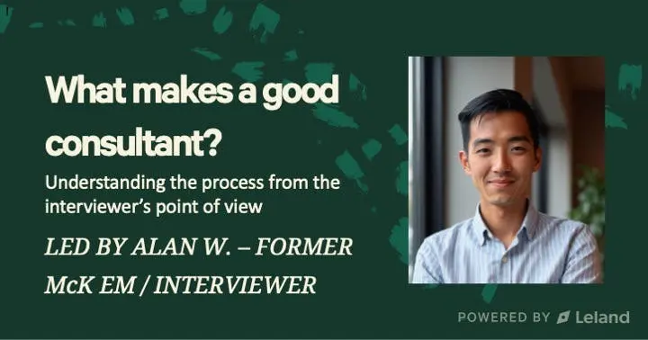 What makes a good consultant?