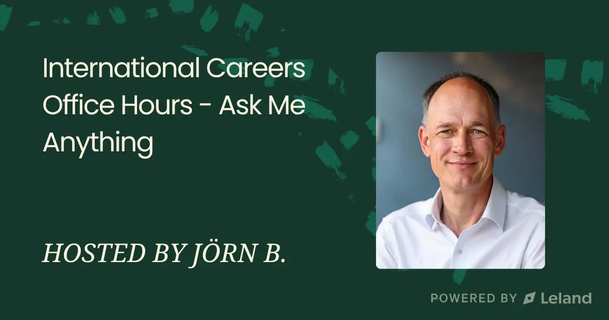 International Careers Office Hours - Ask Me Anything